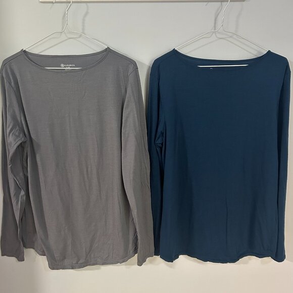 2 Cloudveil Womens Baselayer Shirt Large Black Outdoor Merino Blend Long Sleeve - Picture 1 of 4